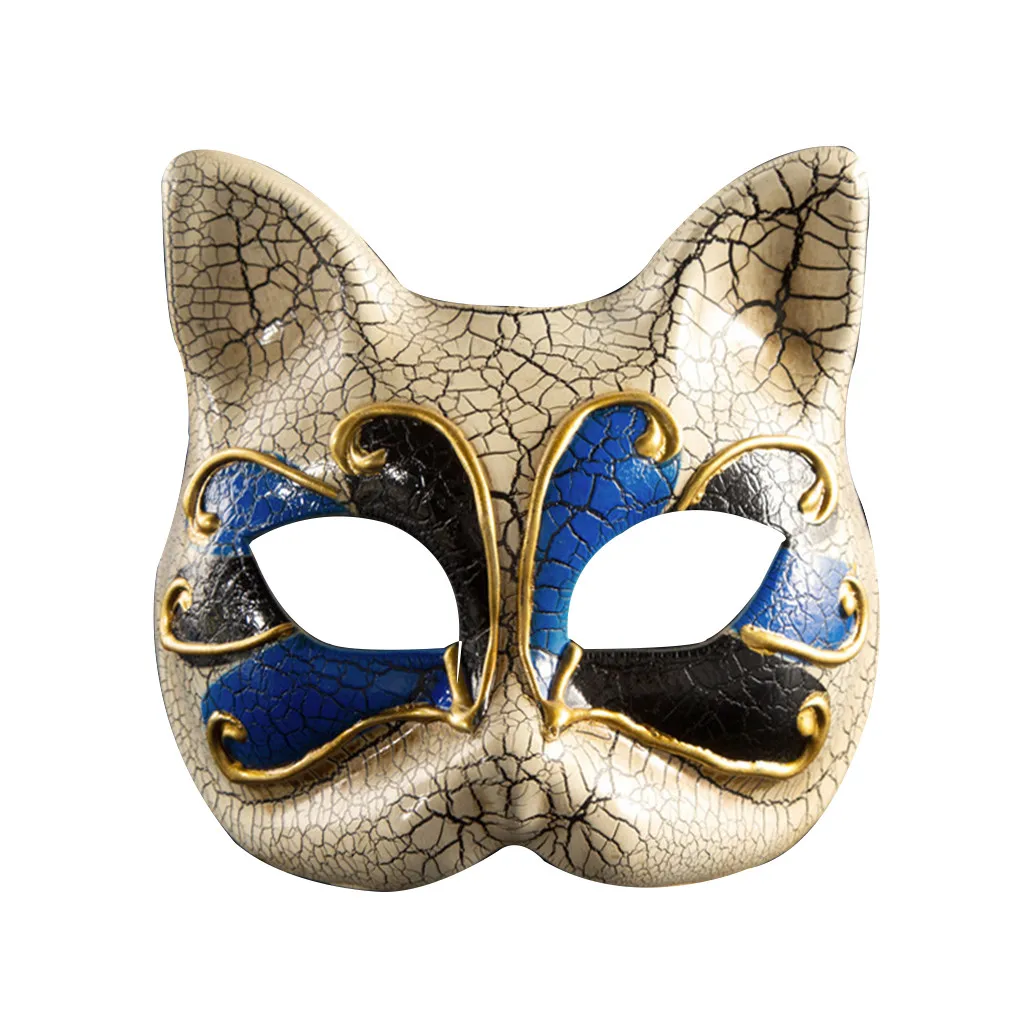 Маскарадная маска для детей Винтаж Венецианская клетчатый музыкальный вечерние