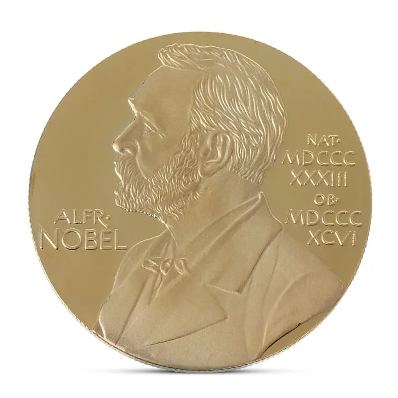 Alfred Bernhard Nobel Памятная коллекция монет подарок сувенир искусство Металл