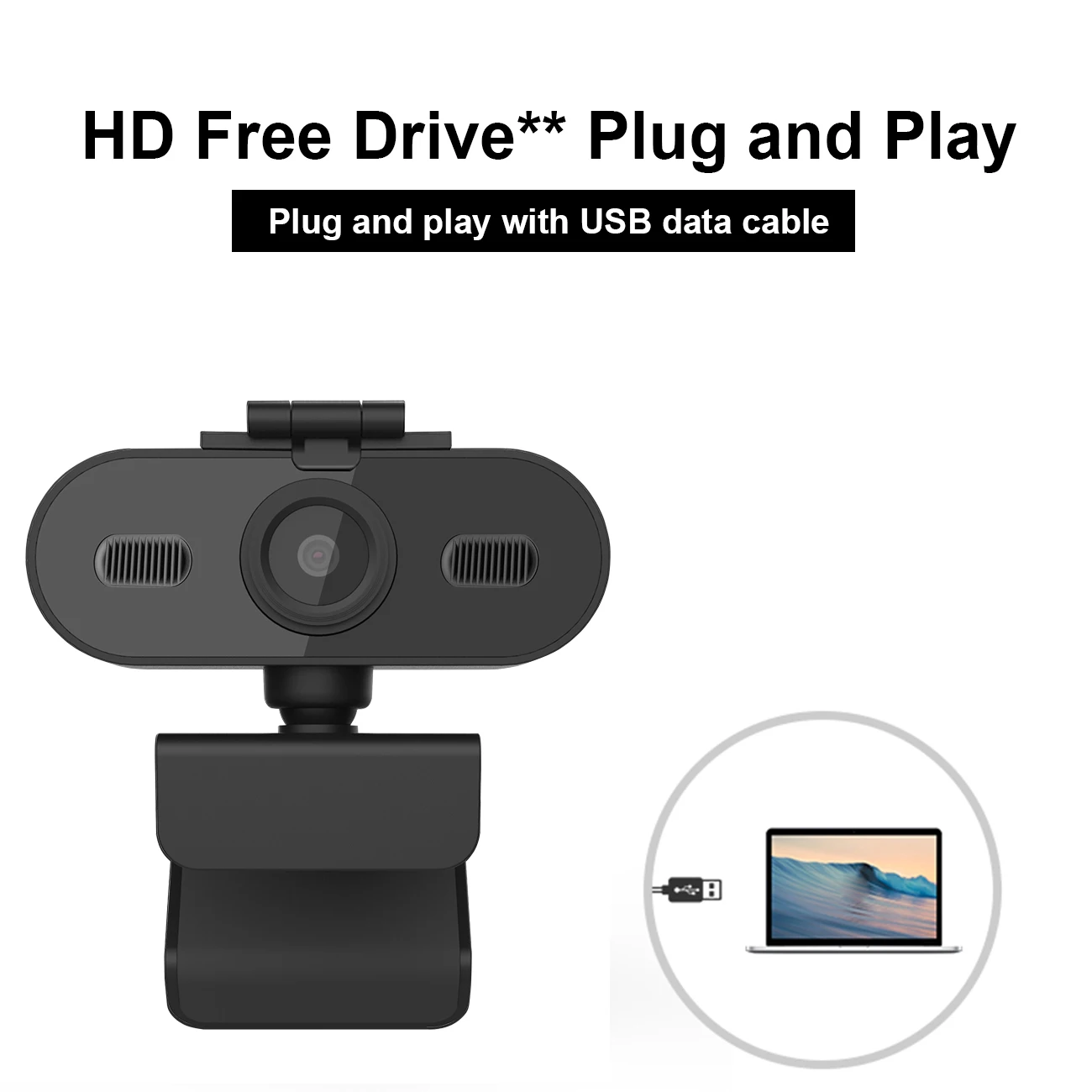 Веб-камера для ПК с микрофоном 1080P Usb | Компьютеры и офис