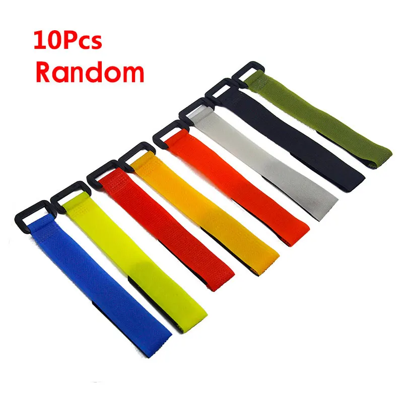 

10pcs Fishing Rod Tie Holders Straps Belts Suspenders Fastener Hook Loop Cable Cord Ties Belt Fishing Tools Accessories Carp