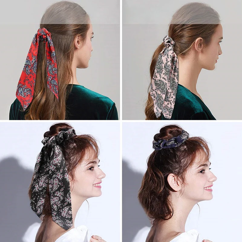 Boho винтажными аксессуарами повязка на голову с цветком резинка для волос Группа