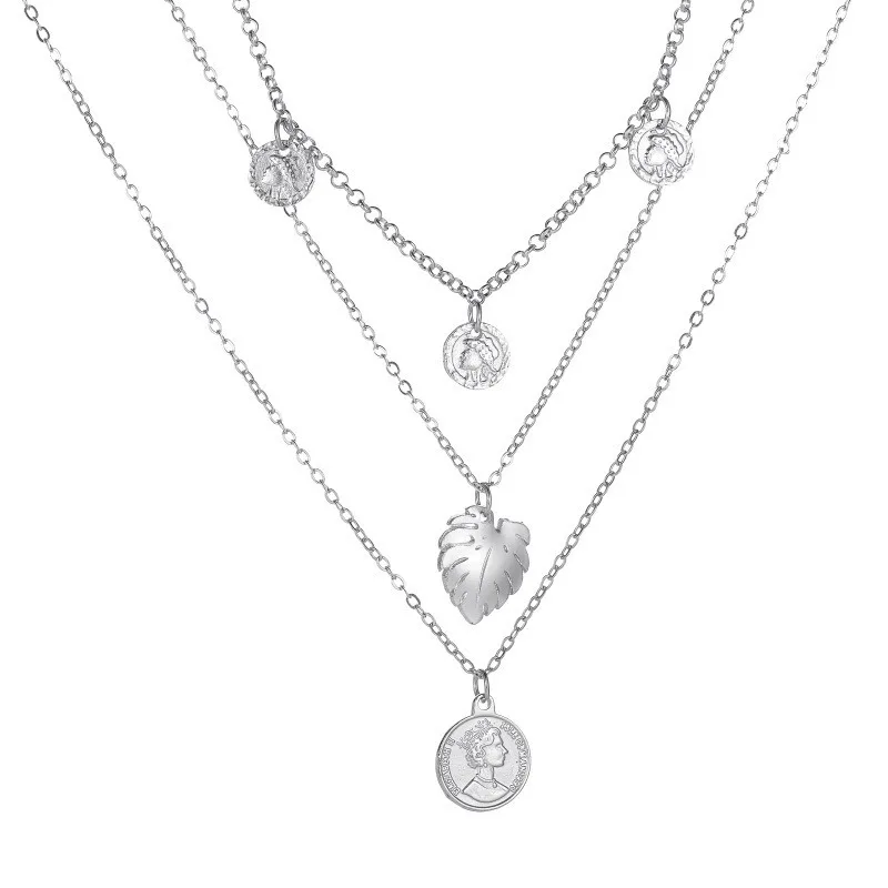 Женская бижутерия FUN-BEAUTY новое длинное многослойное ожерелье в стиле ретро с