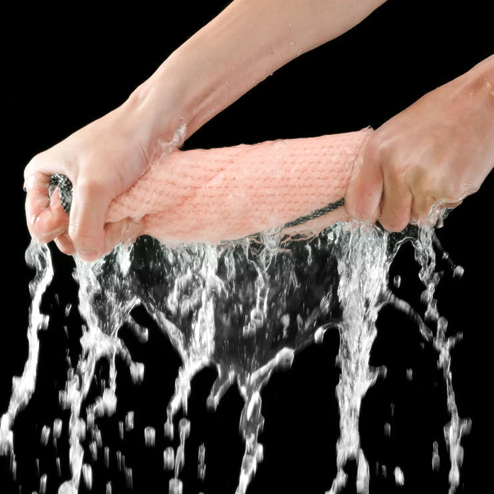 Тряпки кухонные антипригарные впитывающие полотенца из микрофибры для уборки