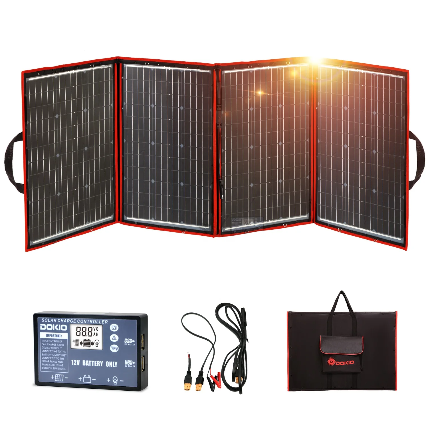 

Водонепроницаемая складная солнечная панель из ткани Sunpower