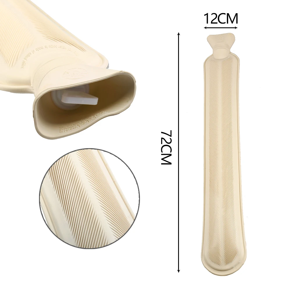 Очень длинная бутылка для горячей воды 2 л сумка резиновая розовая серая съемная