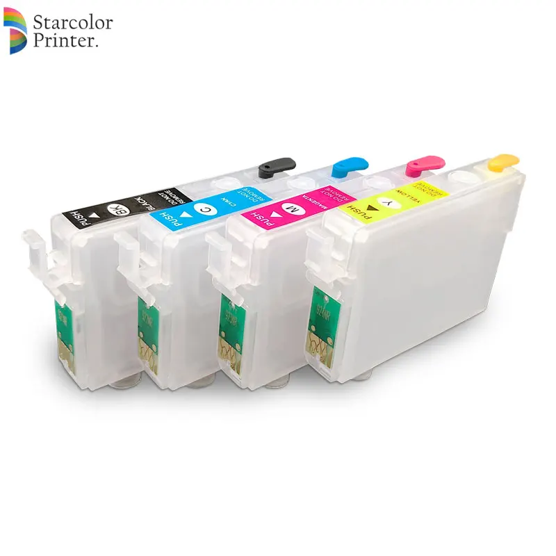 4 Цвета/Набор T0921N-T0924N Заправляемые картриджи для принтера Epson Stylus C91 T26 T27 TX106 TX109 TX117 TX119 TX210 CX4300.