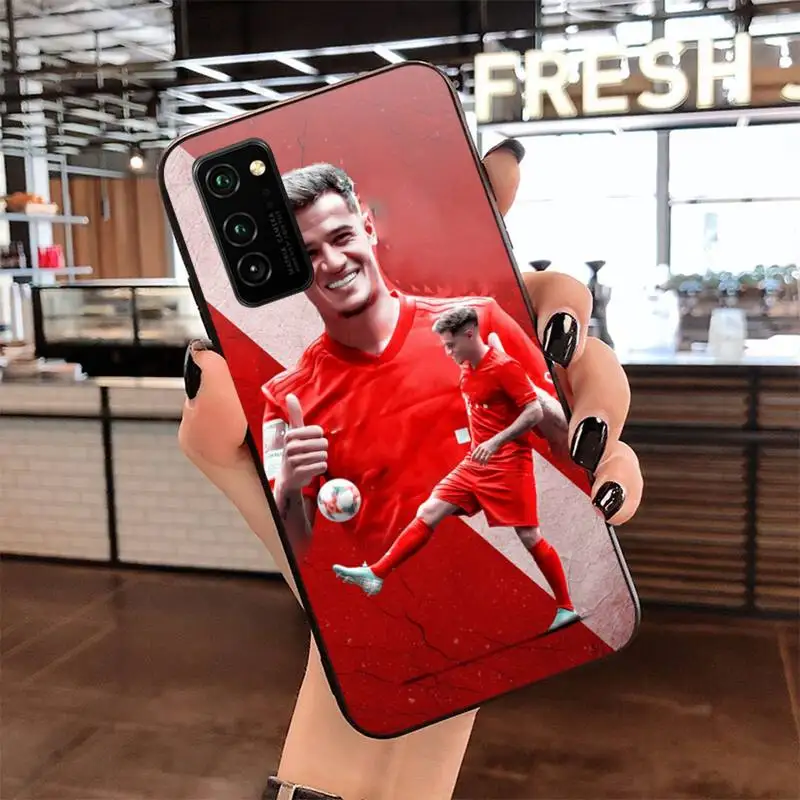 

football Coutinho Bling Cute Phone Case for Samsung S20 plus Ultra S6 S7 edge S8 S9 plus S10 5G lite 2020