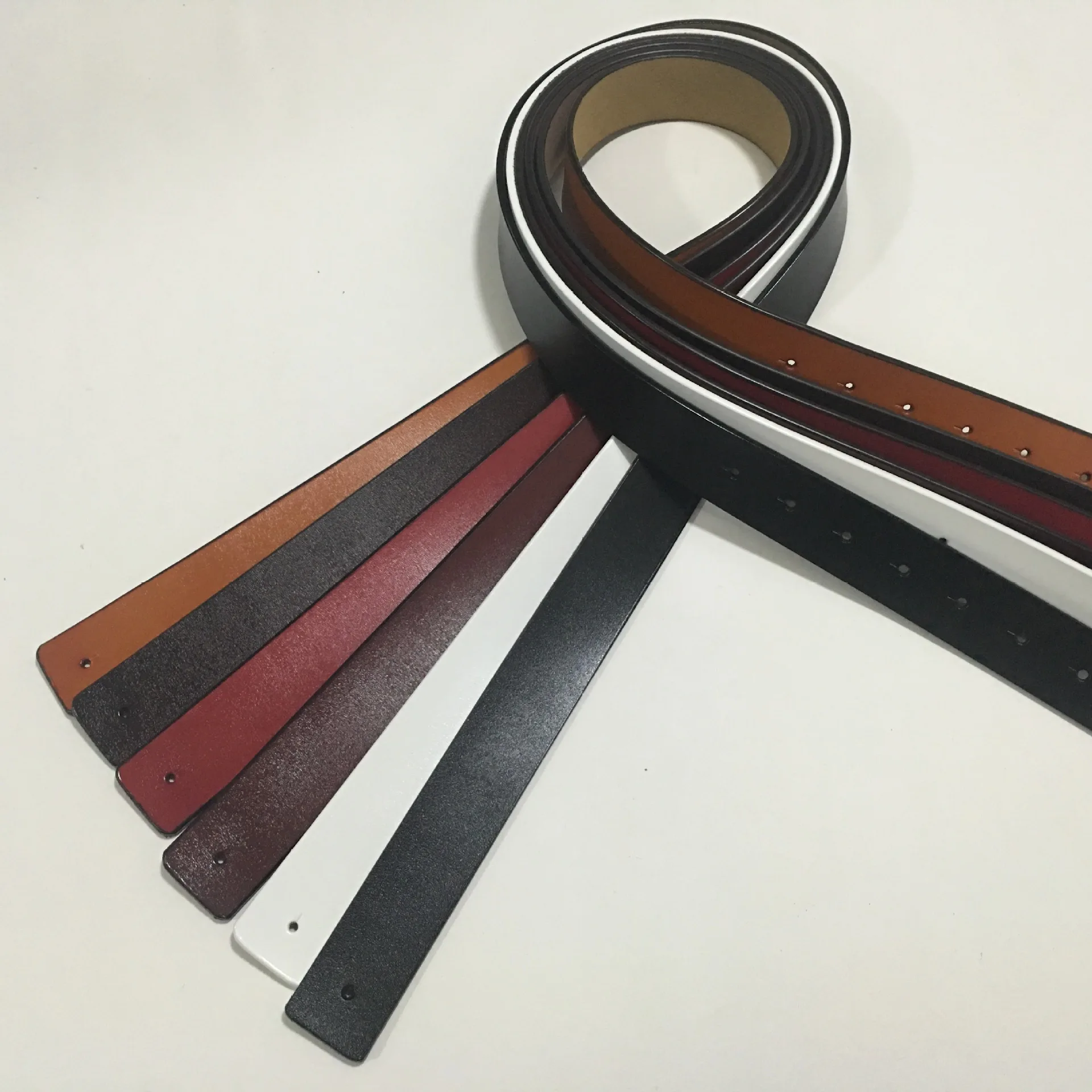 Женский широкий ремень без пряжки 2 3 см из натуральной кожи гладкий кожаный