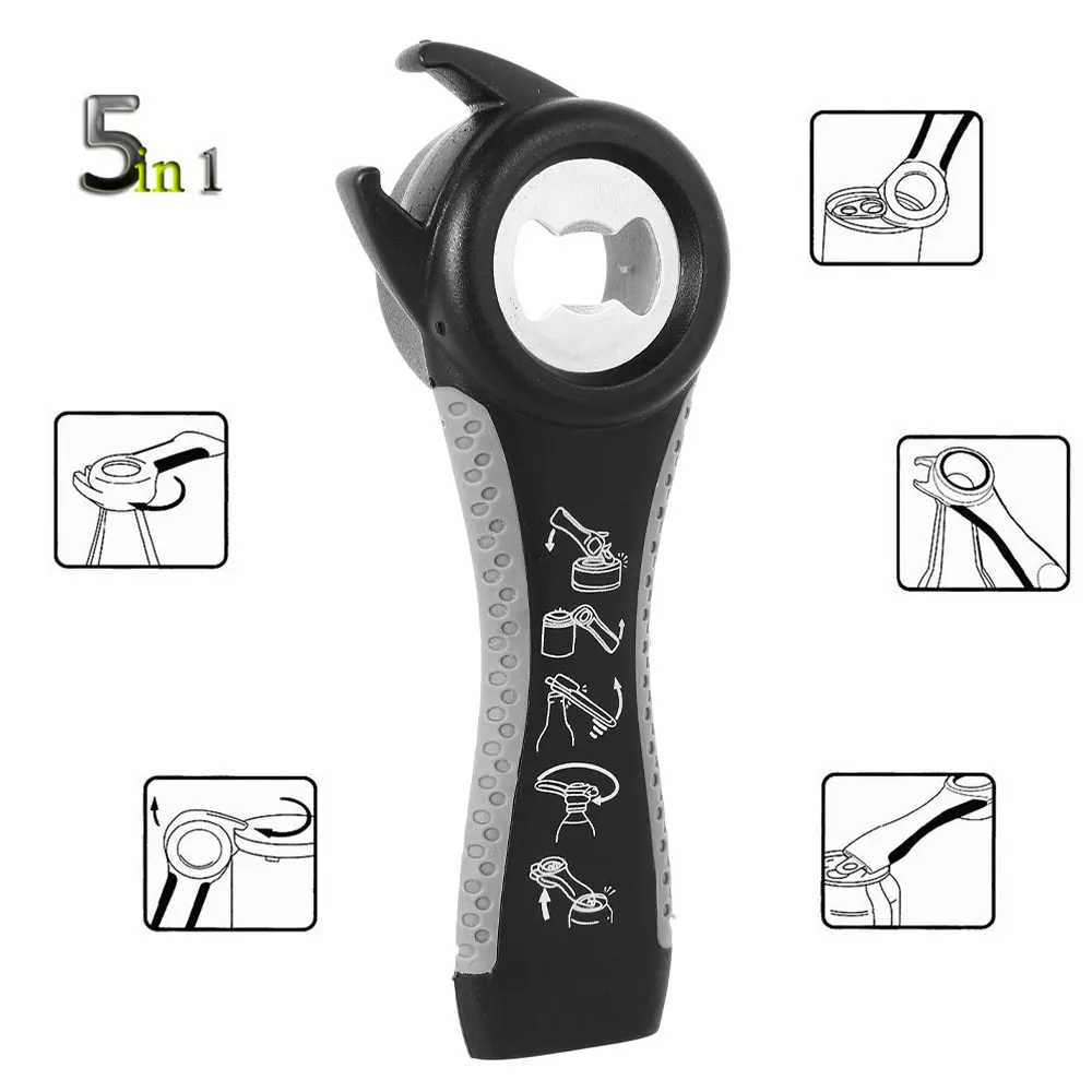 Безопасная простая ручная консервная открывалка из нержавеющей стали