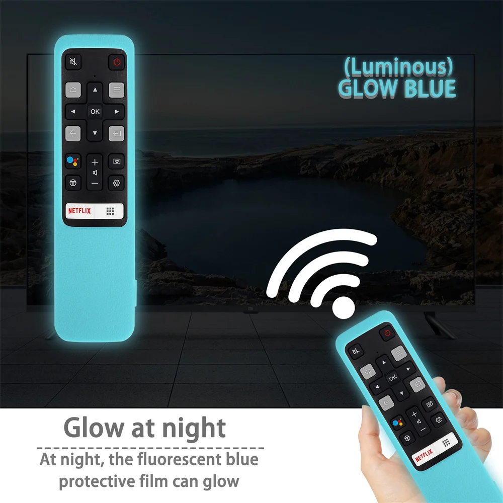 Силиконовая крышка пульта дистанционного управления голосовым ТВ RC802V FMR1 FLR1 FNR1