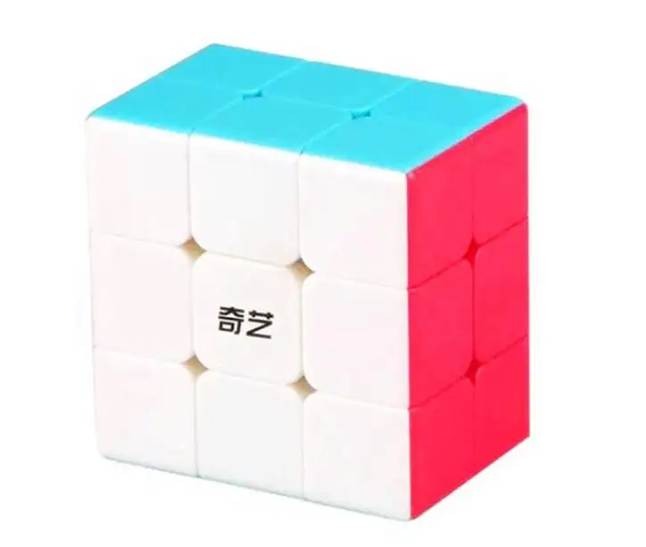 Кубик скорости cuberspeed Qiyi 3x3x2 кубик Cuboid без наклеек 332 пазл в форме черной