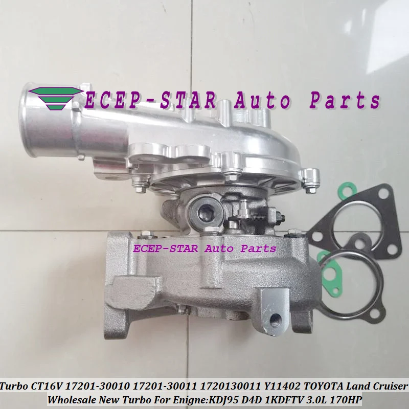 Турбокомпрессор Turbo CT16V 17201 30010 1720130010 для TOYOTA Land Cruiser 120 LandCruiser 1KD FTV 1KDFTV