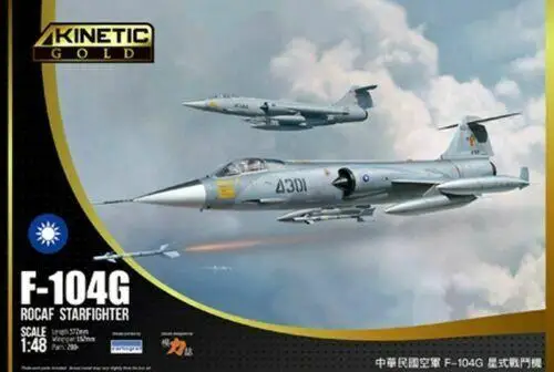 

KINETIC K48077 1/48 scale model kit ROCAF F-104G Starfighter plane 2019