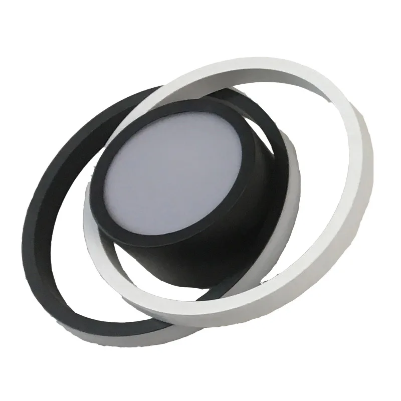 Белый и черный светодиодный потолочный светильник для спальни кухни коридора