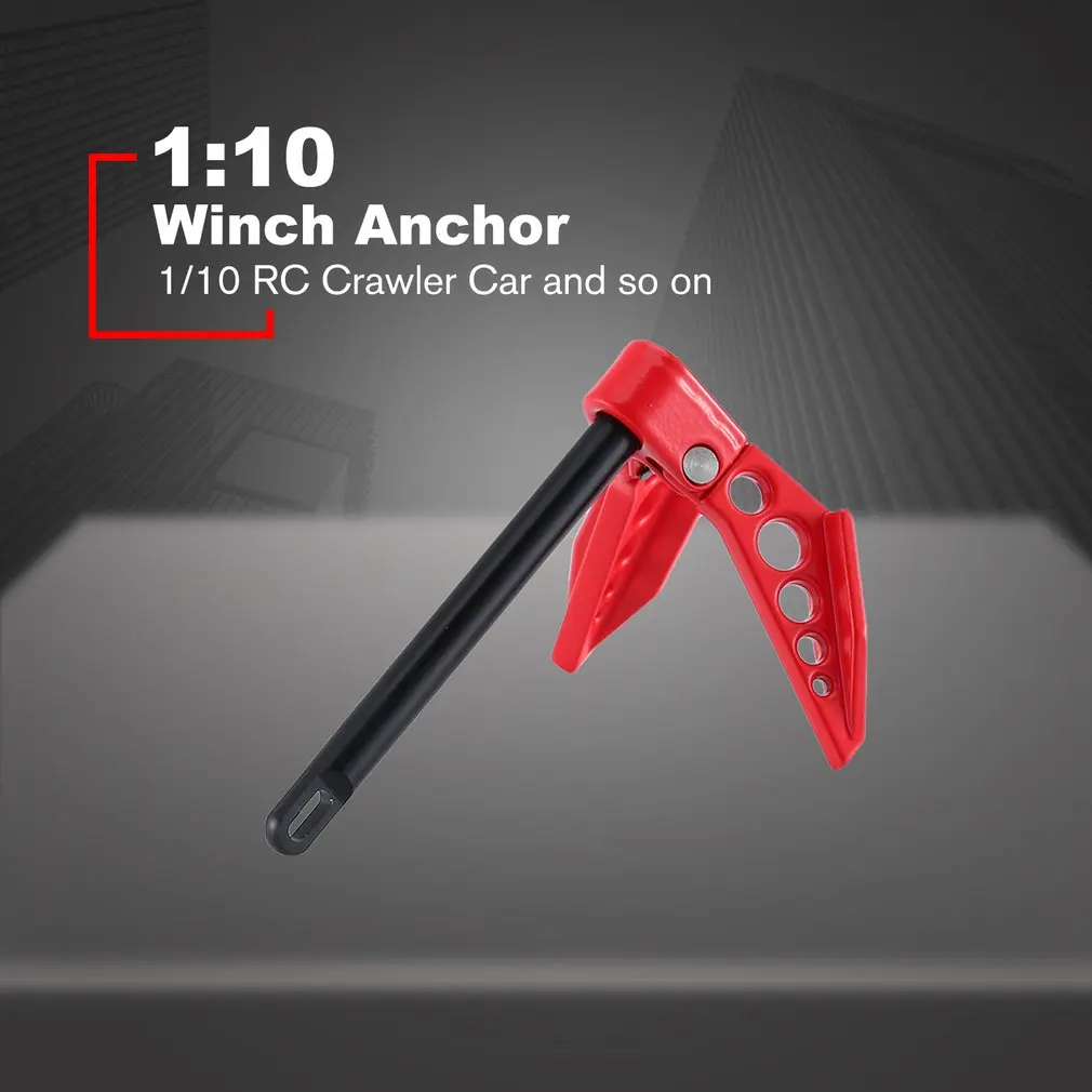 1:10 Складная лебедка земля декор с якорем инструмент для RC автомобиль TRX-4 осевой