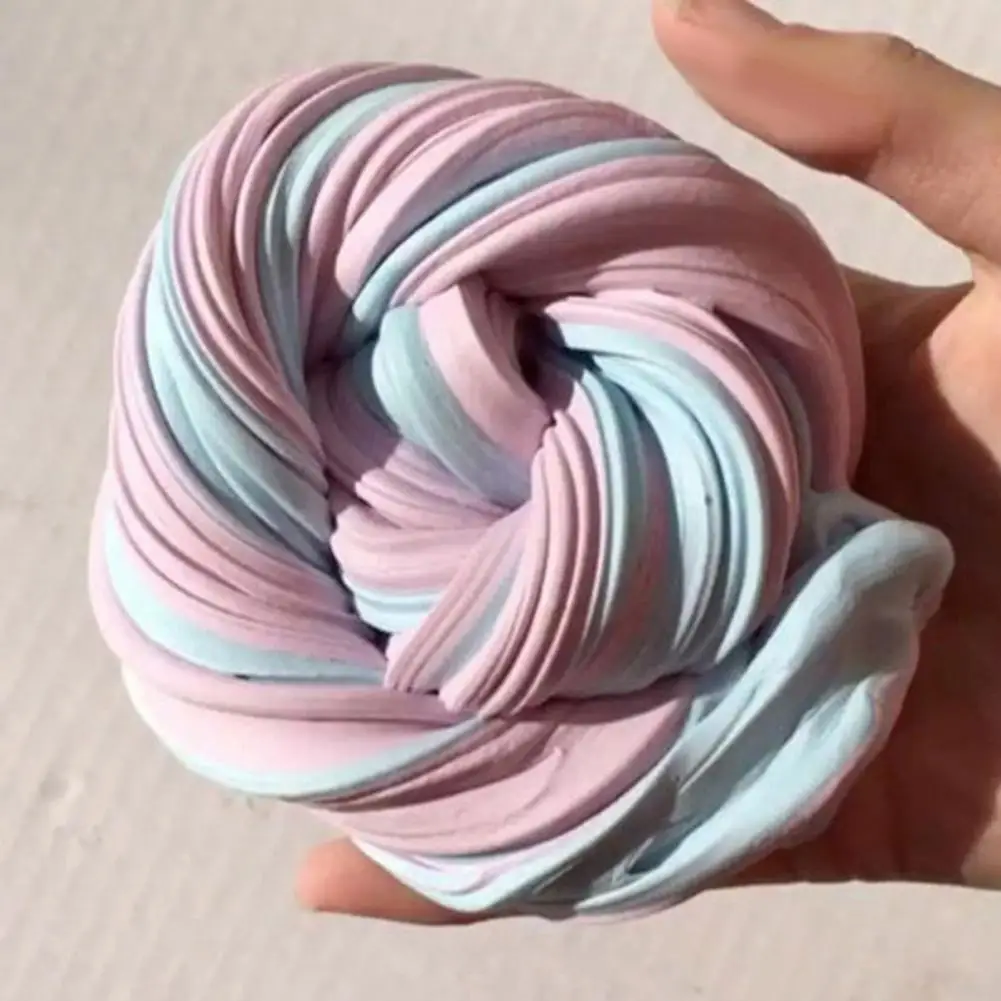 

Slime Toy Colorful Soft Non-stick Fluffy Floam Slime Clay for Children