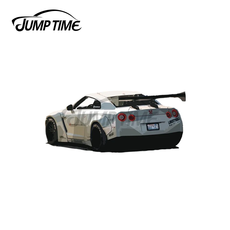 Время скачка 13x5 5 см для Nissan GT-R R35 Skyline лобовое стекло фургона наклейка с защитой от