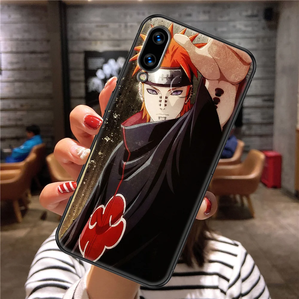 

Akatsuki NARUTOS Phone case For Huawei Honor 6 7 8 9 10 10i 20 A C X Lite Pro Play black silicone Etui luxury back fashion coque