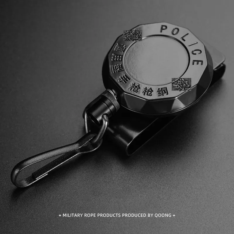 Выдвижной стальной трос для ключей эластичный брелок в стиле милитари с простой