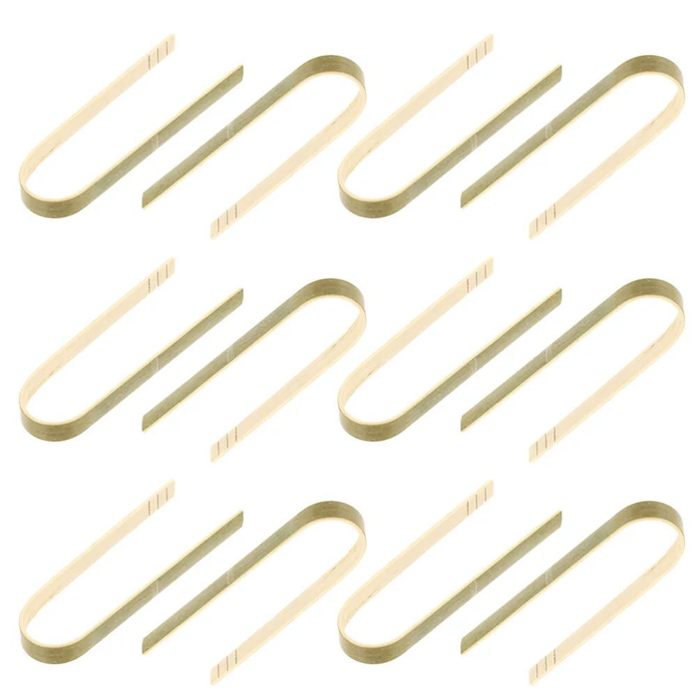 

20pcs Multi-purpose Bamboo Food Clips Bamboo Clamps Bread Clips (Assorted Color)