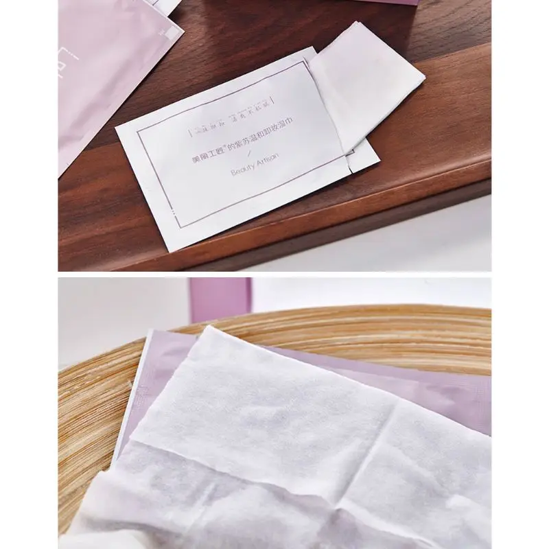 

30 шт./компл. влажные салфетки для снятия макияжа Perilla, одноразовые хлопчатобумажное полотенце салфеток, портативные одноразовые салфетки X5XC