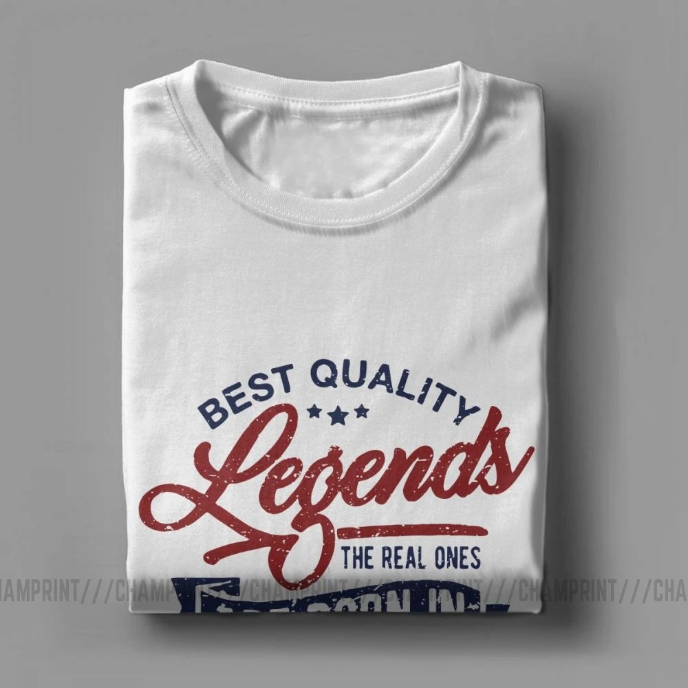 Мужская футболка Legends Born In July 1989 на день рождения Подарок годовщину с короткими
