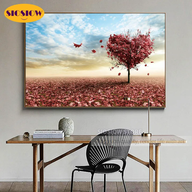 Новое поступление 5D алмазная живопись сделай сам сердце дерево кристалл полное