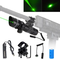 tactical hunting laser pointer sight 532nm greenred dot rifle underbarrel mount compact scope adjustable up down with switch