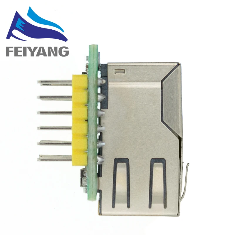 Умная электроника USR-ES1 чип W5500 новый преобразователь SPI в LAN/ Ethernet TCP/IP-мод |
