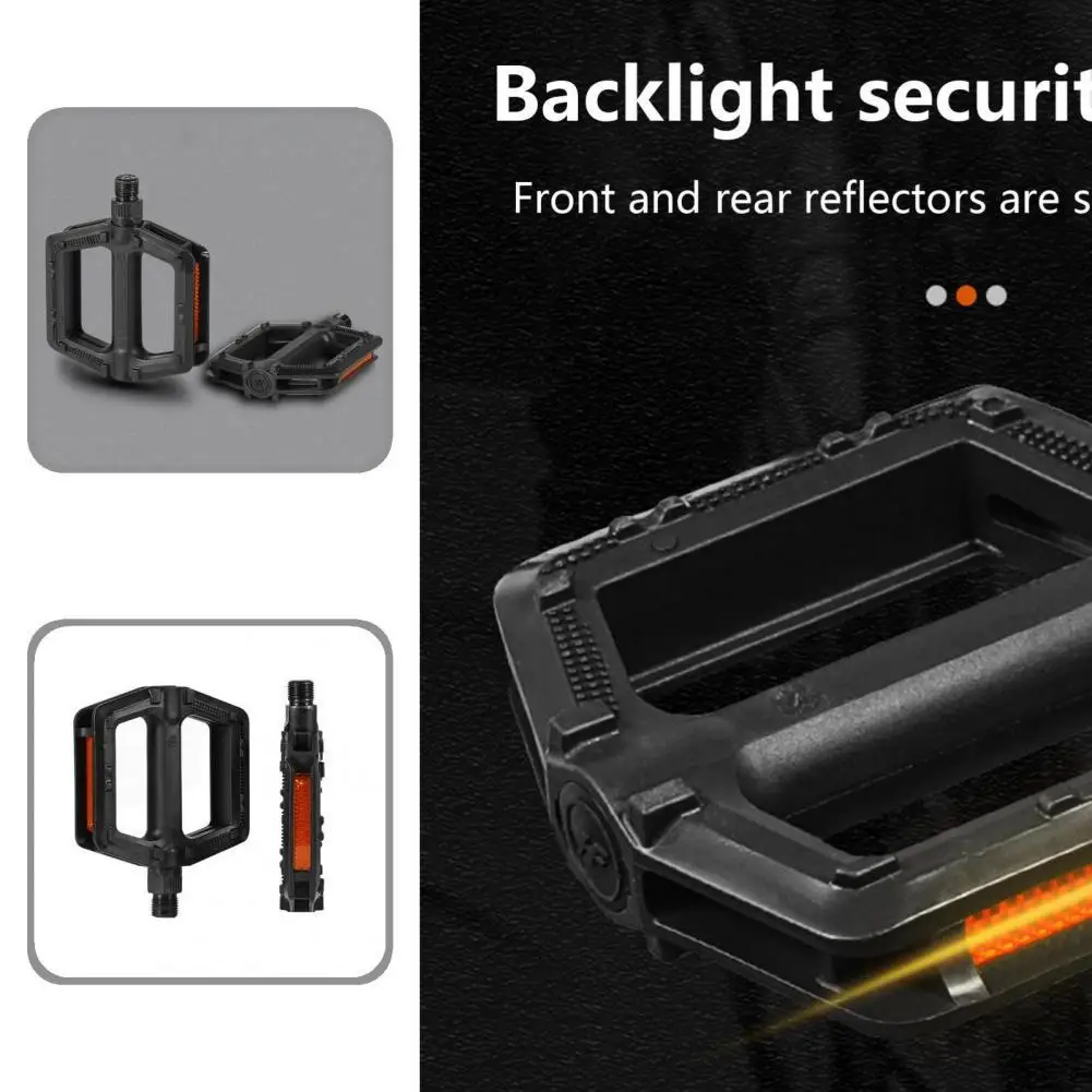

Wear-resistant 1 Pair Helpful Wear-resistant Hollow Bicycle Pedals High Strength Pedals Anti Slip for Road Bike