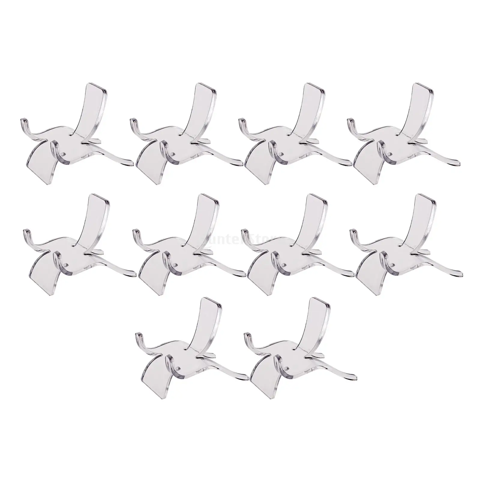 10 шт./лот акриловая подставка для дисплея держатель полка минералов геодов