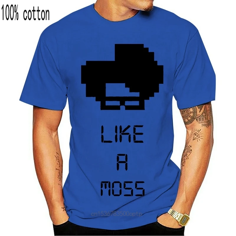 

Новинка, Мужская футболка Like A Moss, Мужская футболка с принтом компьютерного программатора, хлопковая футболка с коротким рукавом, мужские фу...