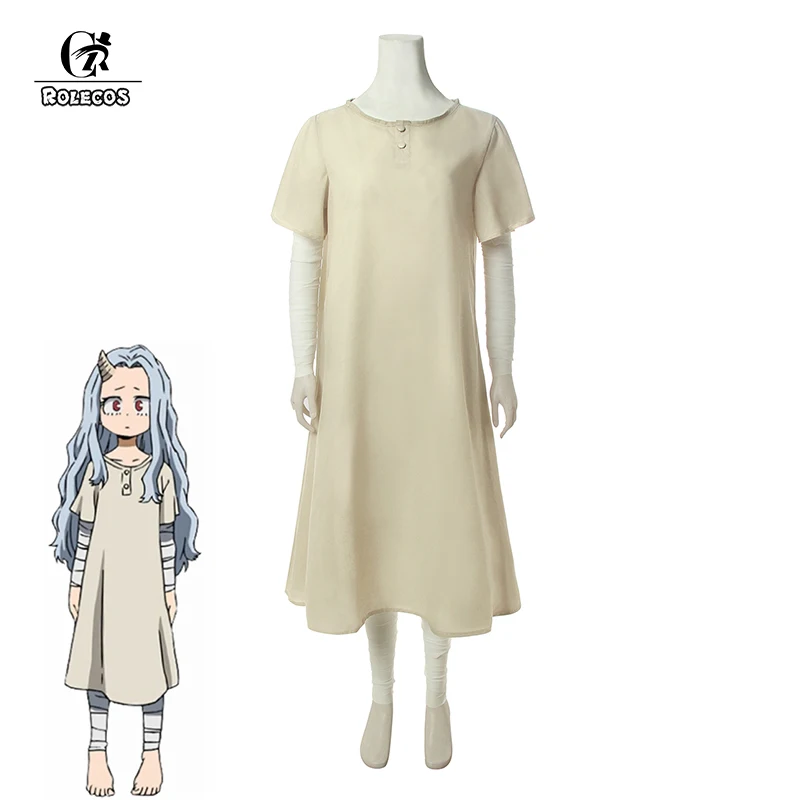 ROLECOS My Hero Academy Косплей Костюм Eri Boku no Аниме костюм для девочек женское платье на