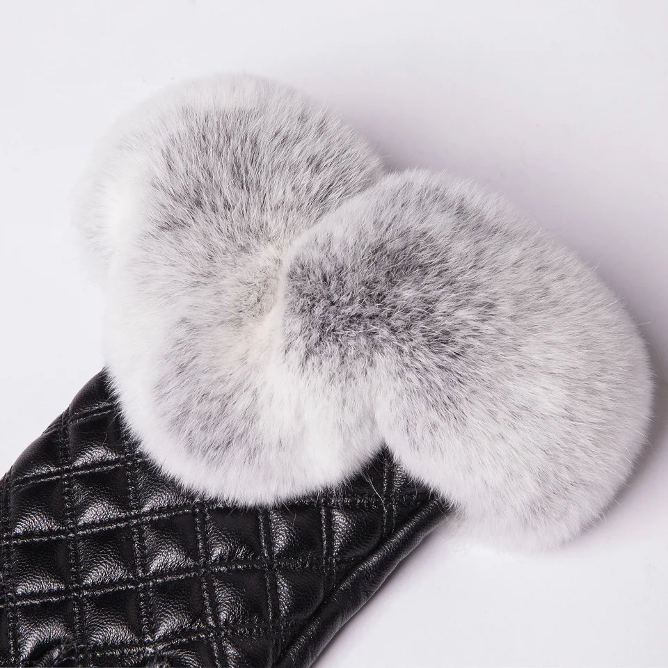 Кожаные перчатки MPPM женские теплые осенне-зимние Элегантные Перчатки из мягкого