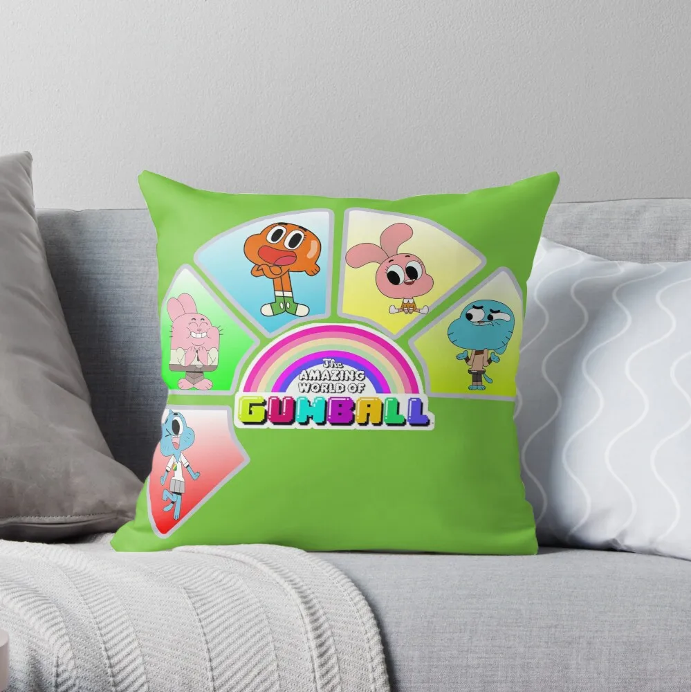 

Семейная наволочка для подушки Gumball, наволочка для подушки, чехол для домашней детской подушки, 40x40 см, 45x45 см