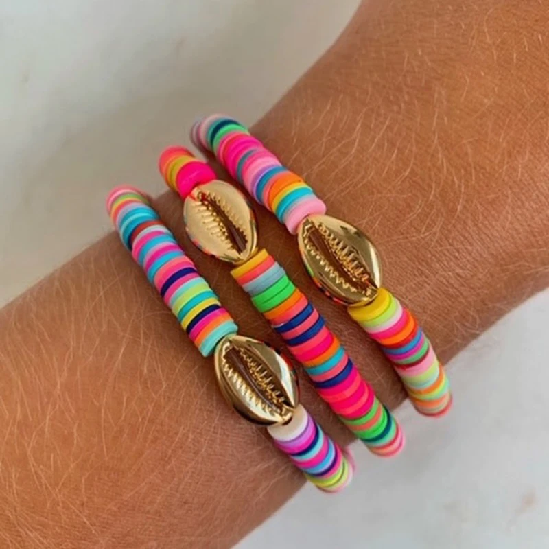 Модные Цвет Фул корпус браслеты для женщин 2019 в богемном стиле ручной работы