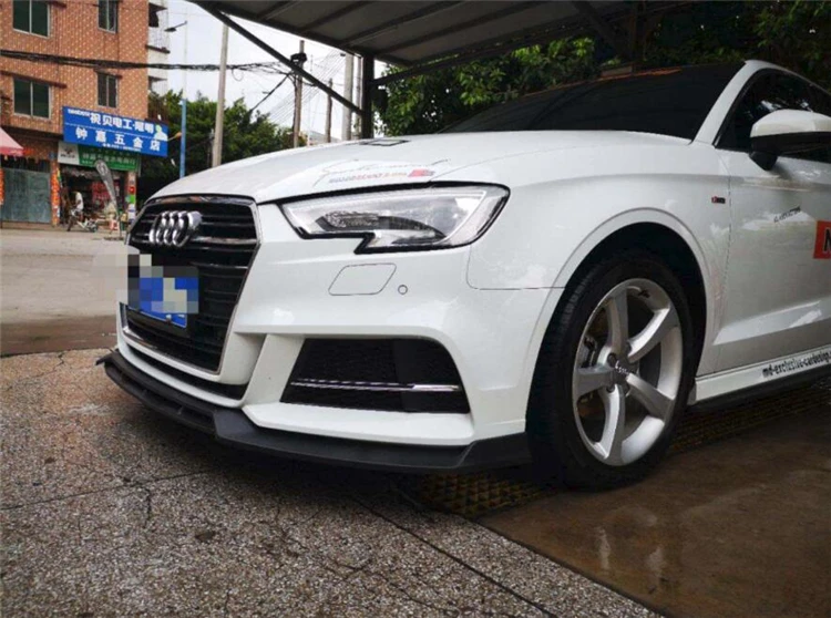 Защитный диффузор для заднего бампера Audi A3 ABS 2019-2020 комплект корпуса бампер