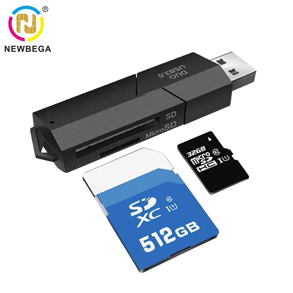 Портативный кард-ридер USB 3 0 для SD SDHC SDXC MicroSD MicroSDHC MicroSDXC с усовершенствованным