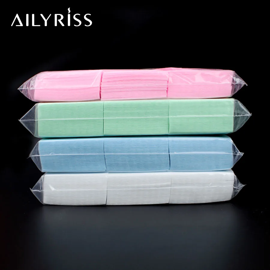 

530 Pcs Pink Gel Nail Polish Remover Cotton Pads Nail Wipes Lint Free Cleaner Manicure Cleaning Tools For Nails