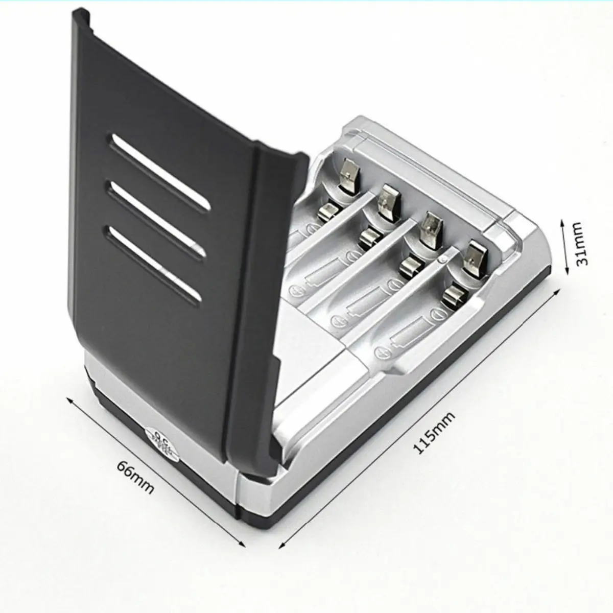 Универсальное зарядное устройство с 4 слотами умное ЖК дисплеем для