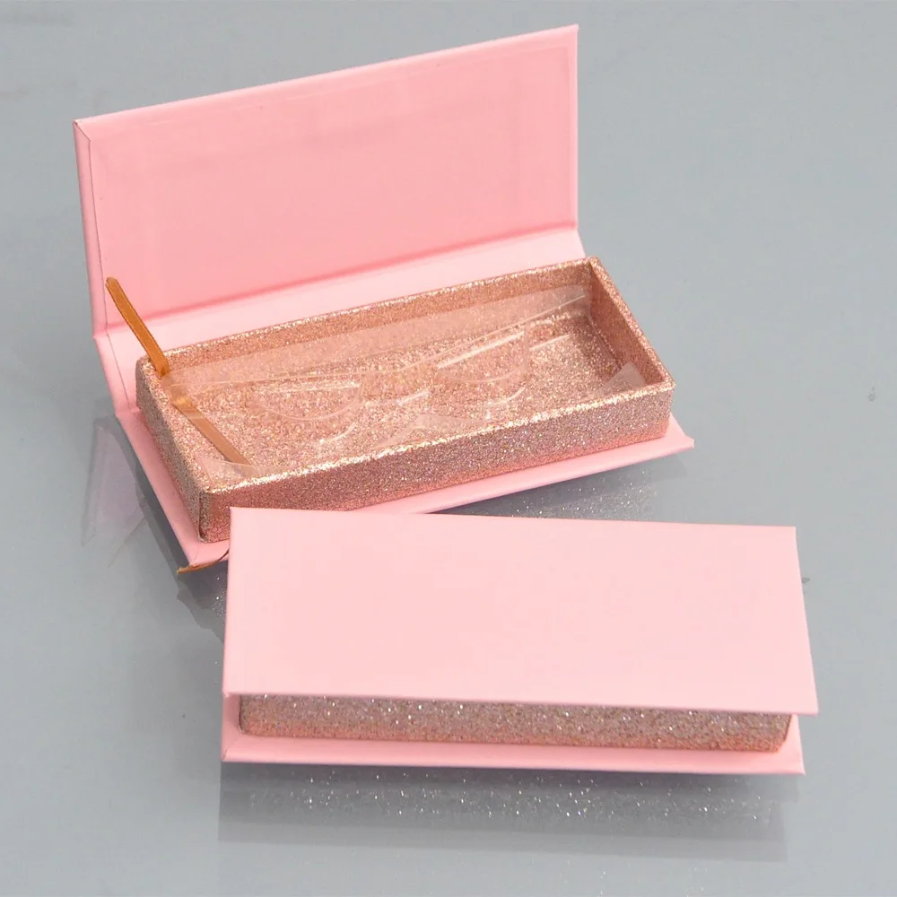 

Wholesale Lash Boxes Packaging Eyelash Box Package Custom Magnetic Pink 25mm False Eyelashes Makeup Storage Case bulk Vendors