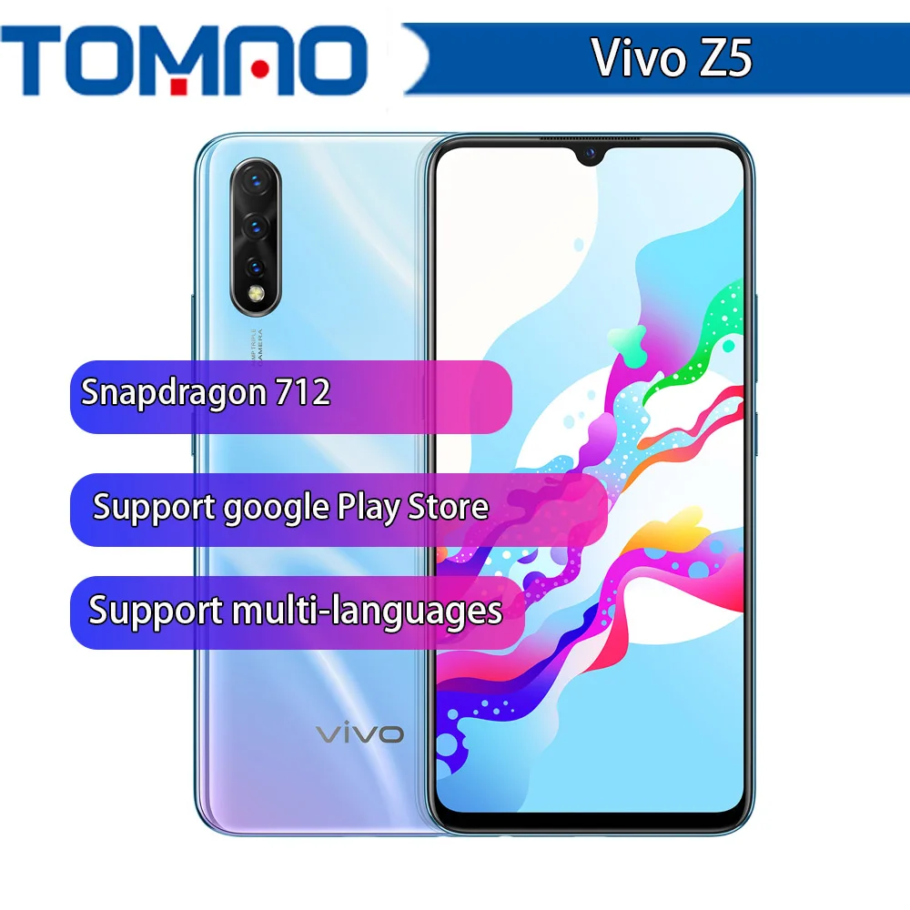 Новый Vivo Z5 4 аппарат не привязан к оператору сотовой связи мобильный телефон