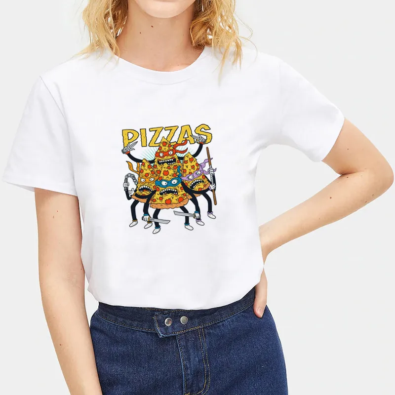 

Focal20 Women Food Printed T-shirts Casual Crew Neck Summer Female T Shirt Tops Short Sleeve Basic Fashion Lady T Shirts Tees