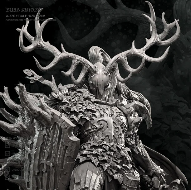 

75MM Resin model kits figure colorless and self-assembled A-730