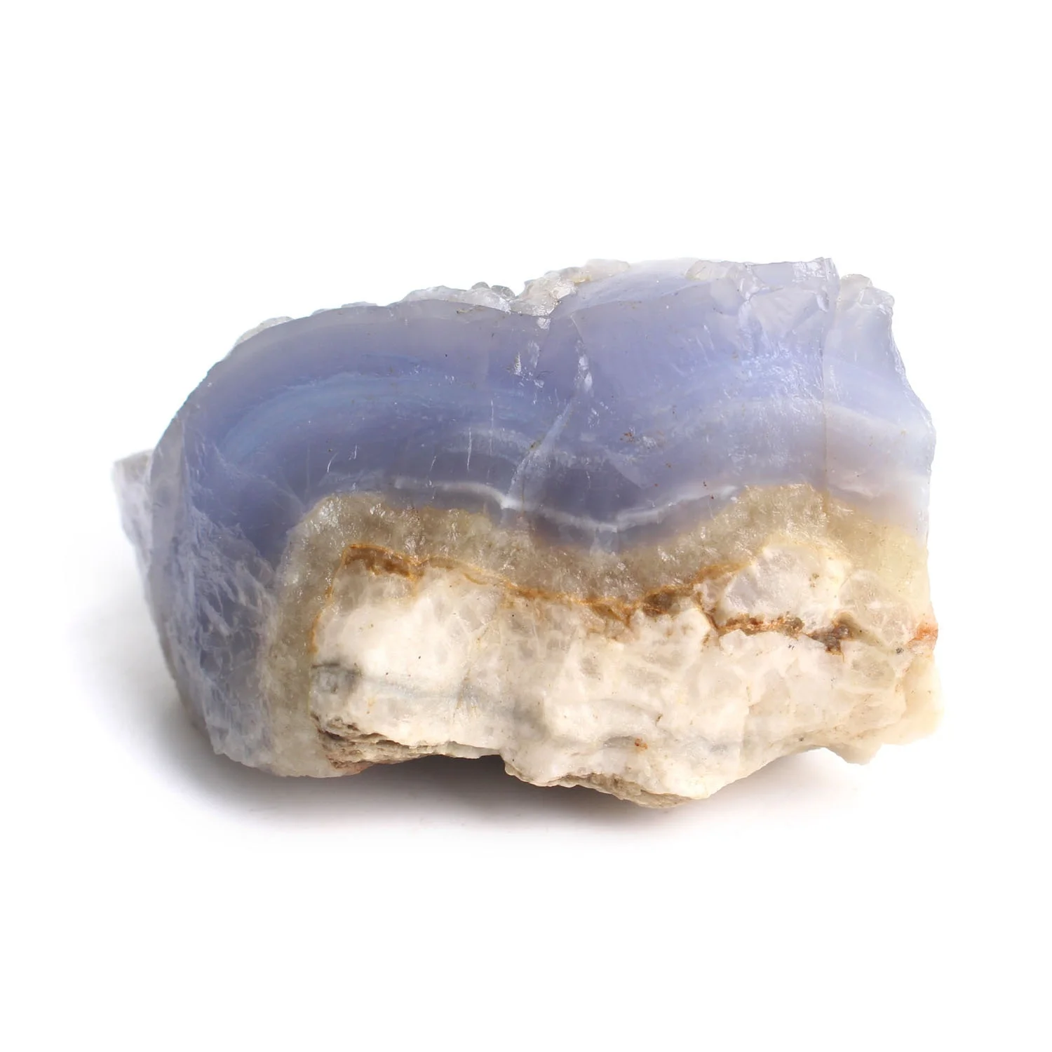 1 шт. Натуральный Необработанный синий халцедон неправильной формы