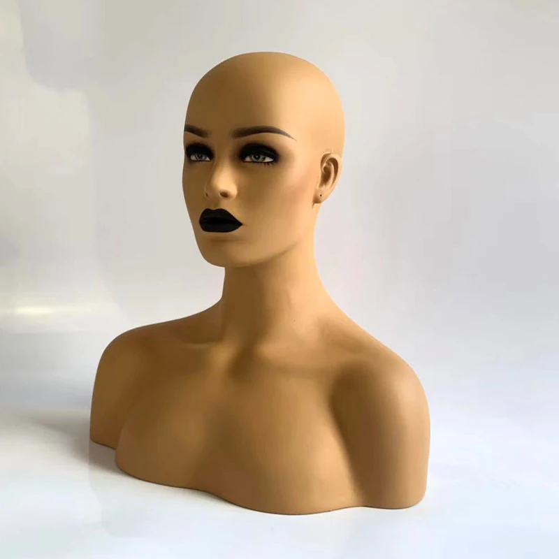США Высокое качество реалистичный манекен женщина голова витрина из