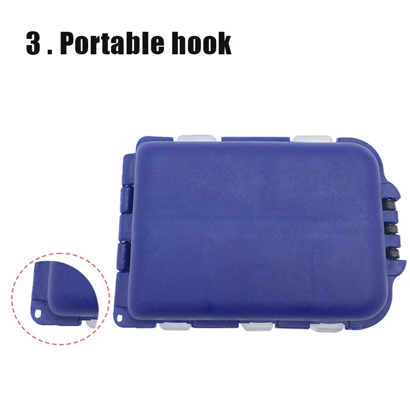 Оптовая продажа 10 отсеков ящик для хранения рыболовной приманки крючок снасти