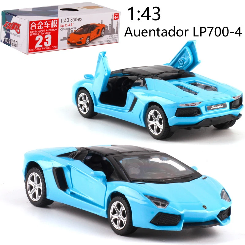 1:43 Масштаб LP700-4 сплав тяга-назад автомобиль литья под давлением металлическая модель автомобиля Модель игрушки для коллекции друг подарок детям
