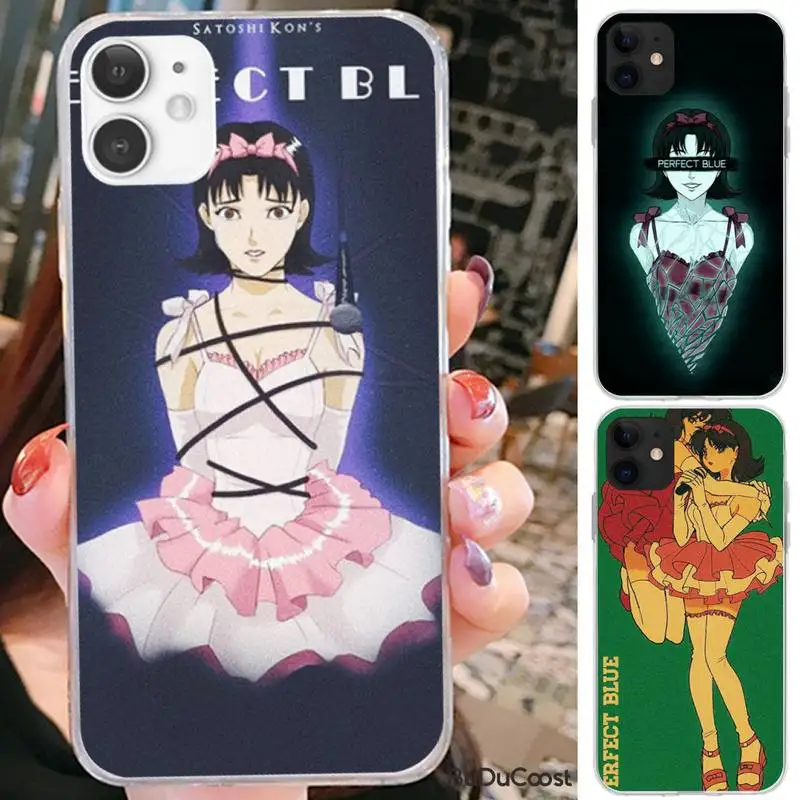 

Reall Perfect Blue anime Phone Case For iPhone 7 8 Plus X XS Max XR Coque Case For iphone 5s SE 2020 6 6s 11Pro