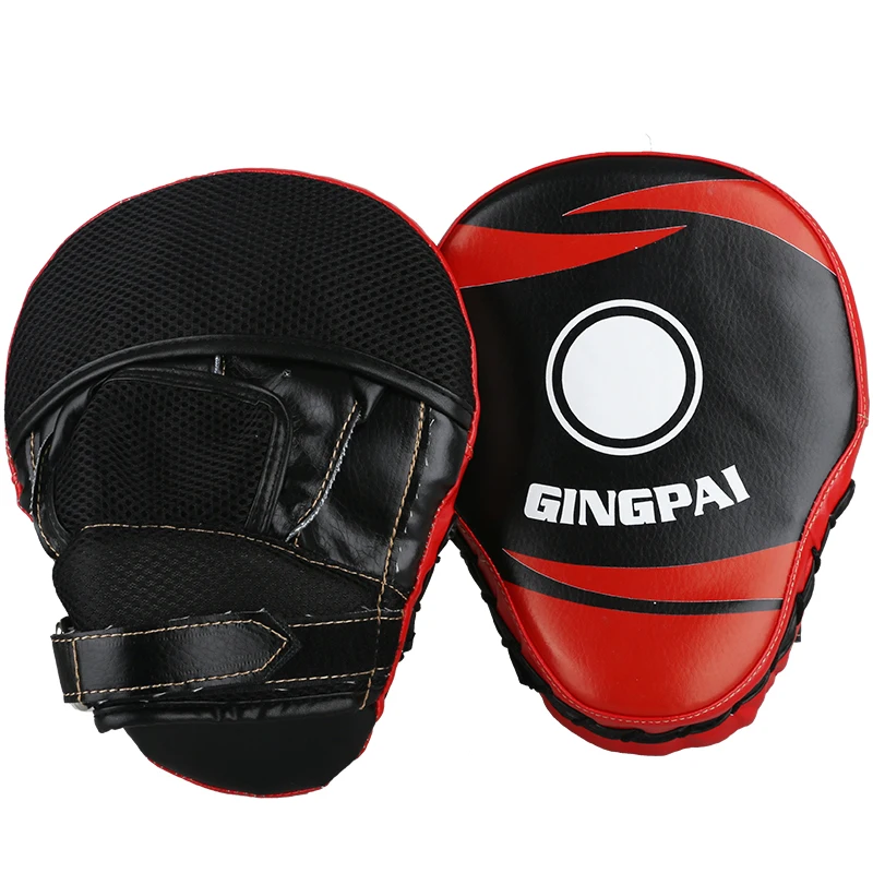 MMA Муай Тай и тхэквондо штамповка кривые колодки из искусственной кожи Sanda